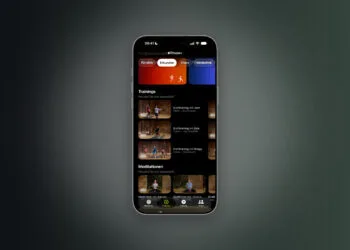 Apple Fitness+ App auf einem iPhone mit Trainings und Meditationen