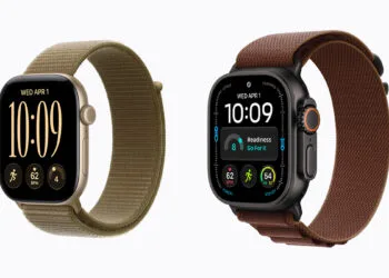 Apple Watch Series 12 und Apple Watch Ultra 4 nebeneinander, beide mit verdoppeltem Arbeitsspeicher