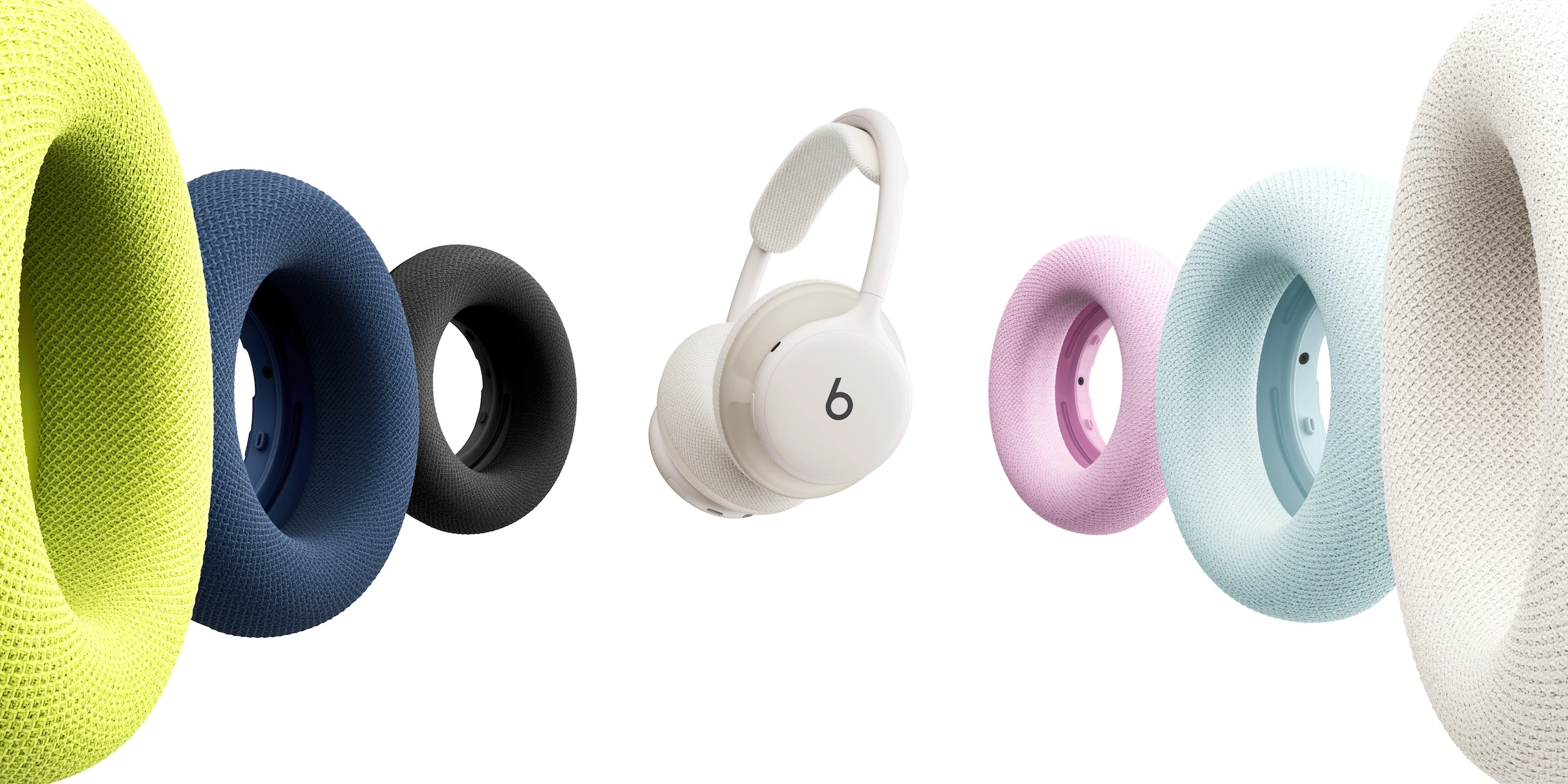 Beats 360 mit sechs Performance-Knit-Polstern in verschiedenen Farben
