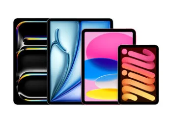 iPad Kaufberatung: iPad Pro, iPad Air, iPad und iPad mini der Größe nach gestaffelt nebeneinander