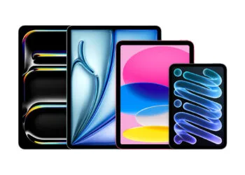 iPad Kaufberatung: iPad Pro, iPad Air, iPad und iPad mini der Größe nach gestaffelt nebeneinander
