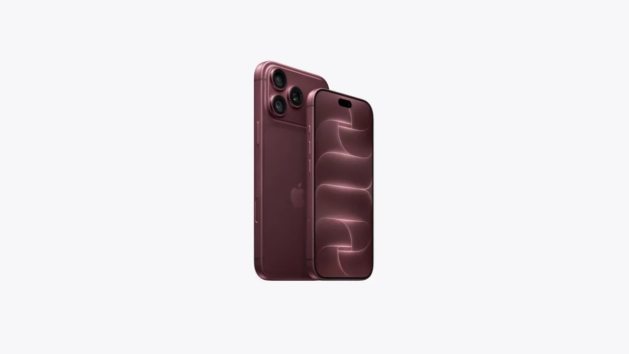 Rück- und Vorderseite des iPhone 18 Pro in Burgunder, dem Modell der ersten Testberichte