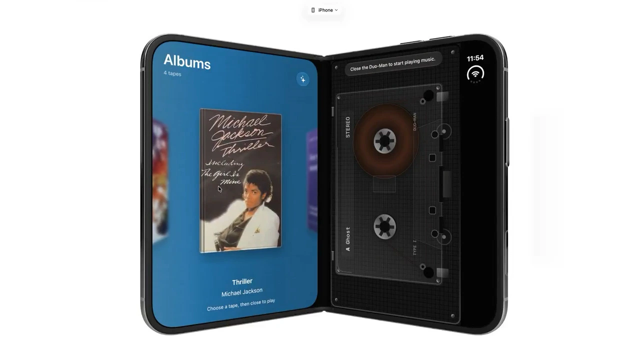 iPhone Duo Walkman App Duo-Man