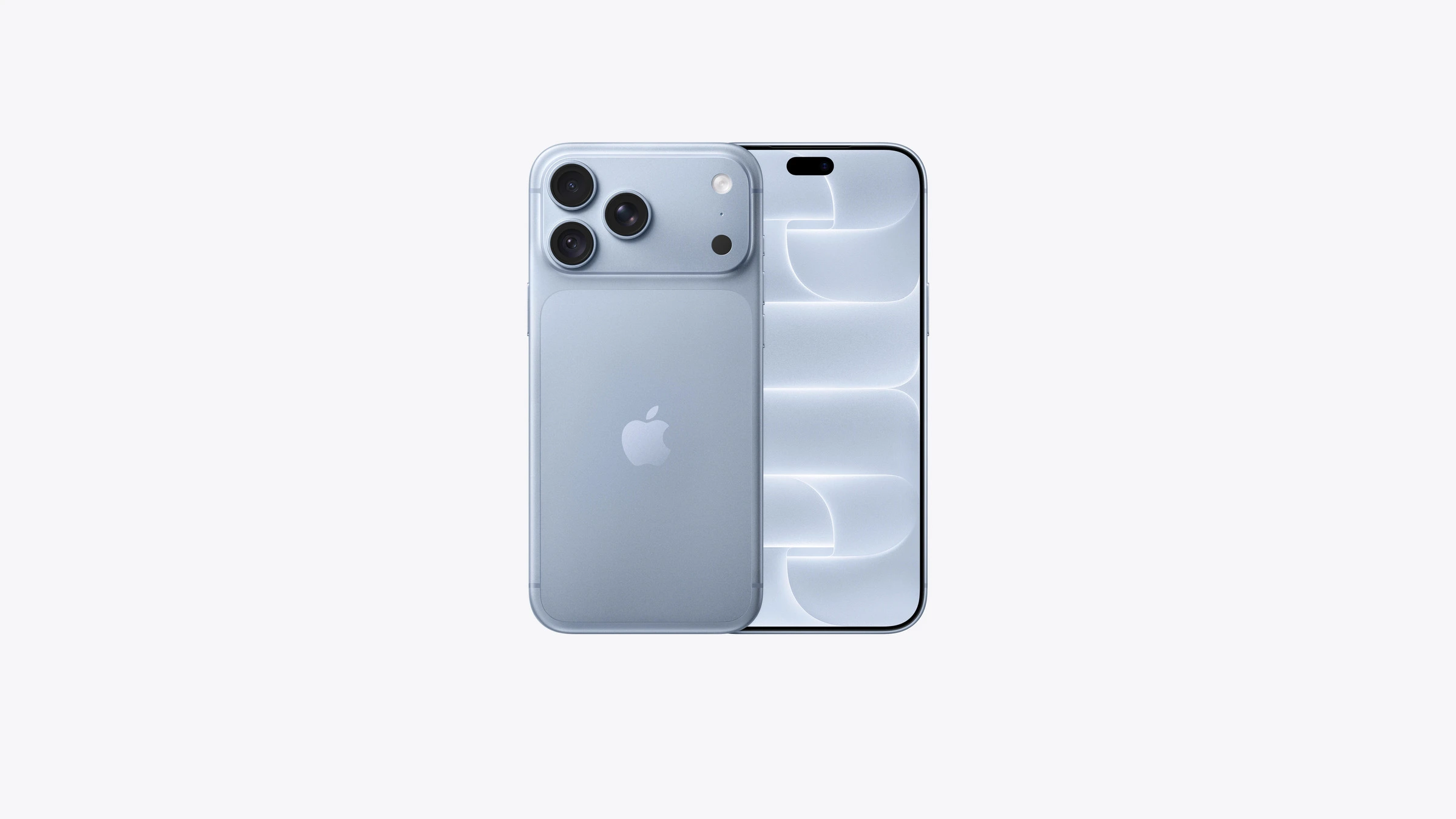 iPhone Duo oder iPhone 18 Pro: das iPhone 18 Pro Max in Glacier von vorn und von hinten, mit dem Kamerasystem aus drei Objektiven