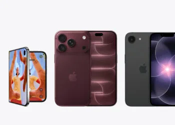 iPhone Kaufberatung: iPhone Duo, iPhone 18 Pro und iPhone 17e maßstabsgetreu nebeneinander auf gemeinsamer Standlinie