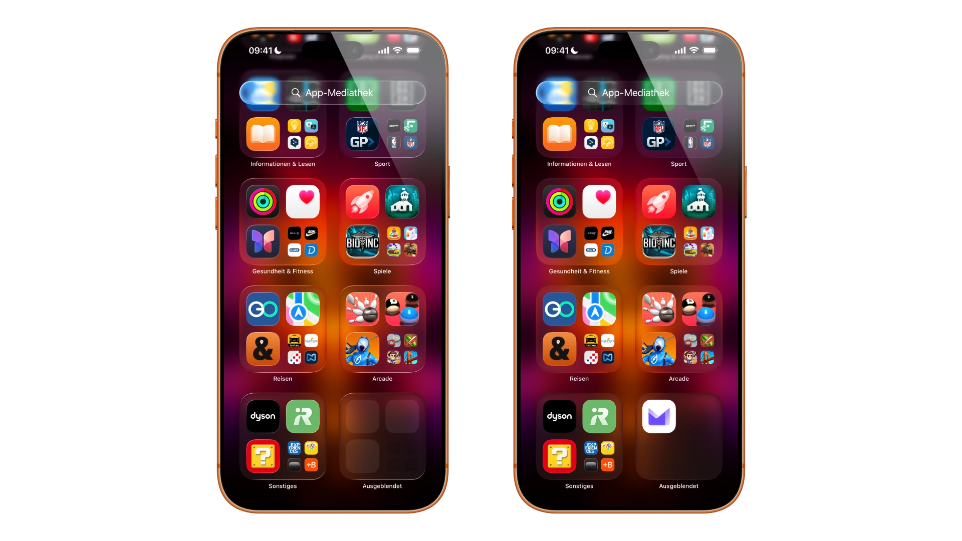 Apps sperren iPhone: Ordner Ausgeblendet gesperrt und nach der Authentifizierung geöffnet