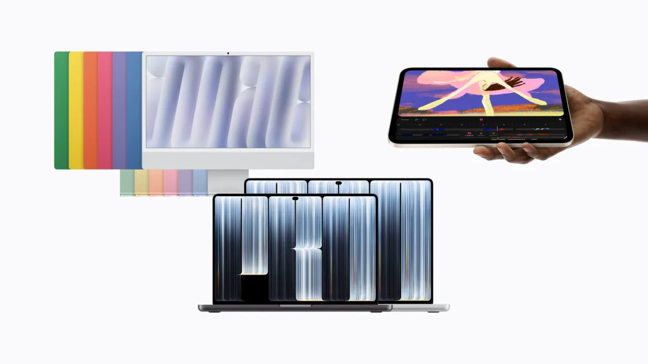 Apple-Neuheiten Oktober 2026: iMac in sieben Farben, MacBook Pro in zwei Größen und ein iPad mini in der Hand