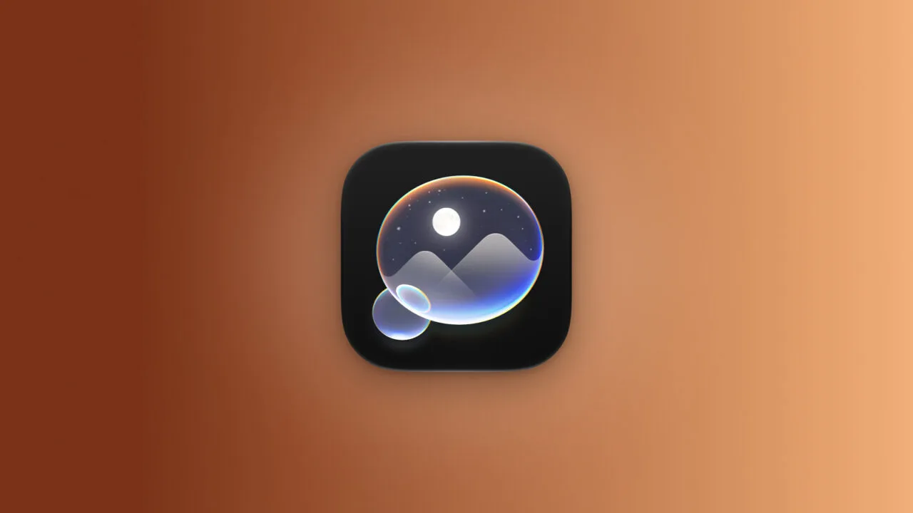 App-Icon von Image Playground auf warmem Farbverlauf – Bilder aus der App tragen auf dem iPhone ein unsichtbares SynthID-Wasserzeichen