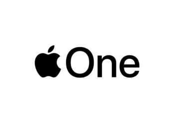Schwarzes Apple One Logo auf weißem Hintergrund – zur Apple One Preiserhöhung in zwölf europäischen Ländern