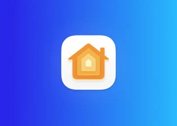 Icon der Home-App von Apple auf blauem Farbverlauf zum Markenfund HomeView