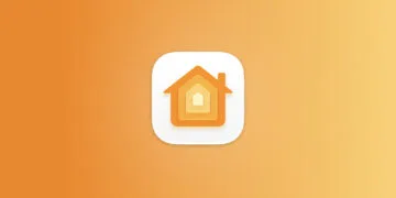HomeView als künftige Smart-Home-Zentrale von Apple: Icon der Home-App auf orangefarbenem Farbverlauf