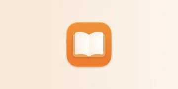 Apple Books iOS 27.2: App-Icon der Bücher-App auf hellem, cremefarbenem Farbverlauf
