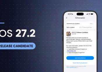 iOS 27.2 Release Candidate in der Softwareaktualisierung auf einem iPhone