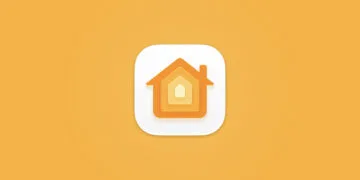 iOS 27.2 Schneider: Icon der Home-App auf gelbem Hintergrund