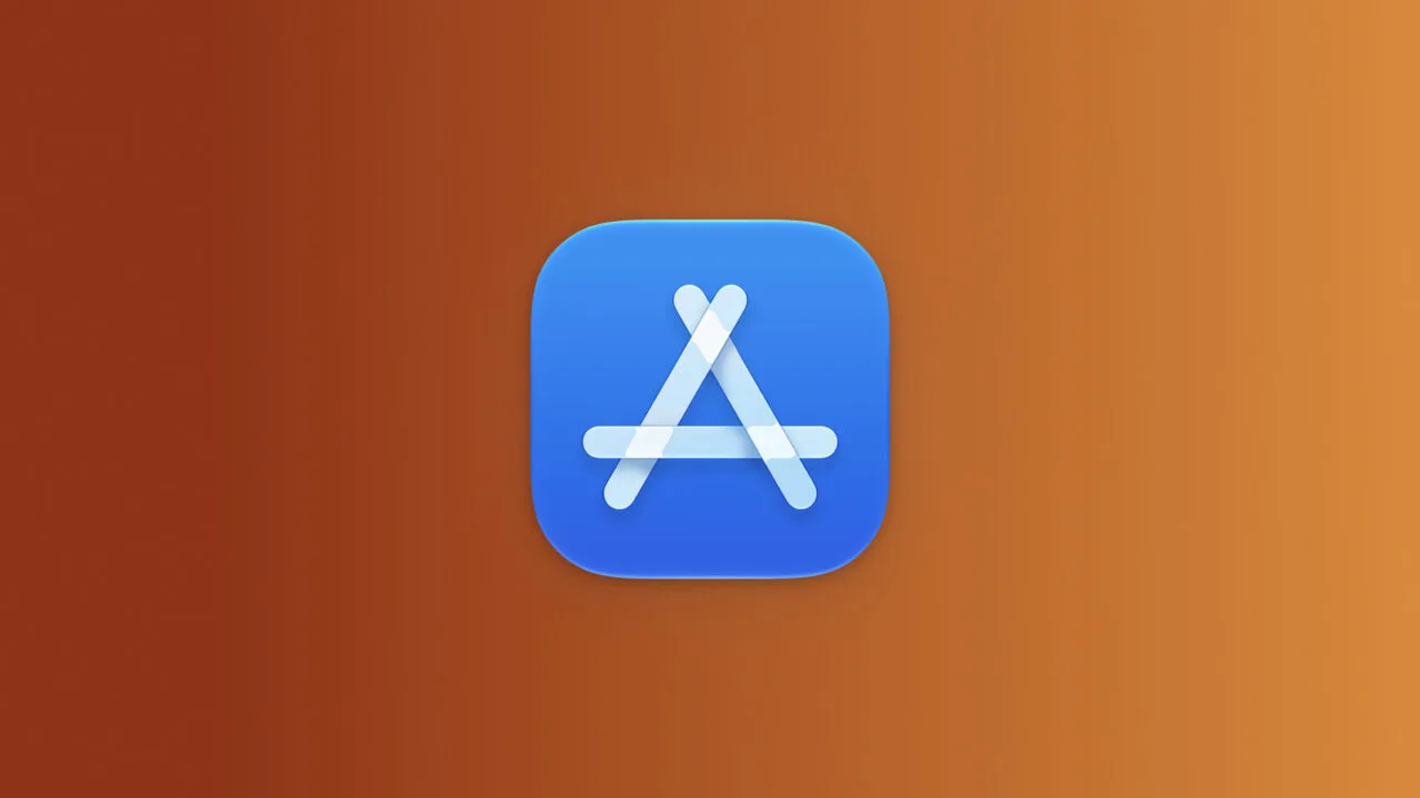 App-Store-Icon auf warmem Terrakotta-Verlauf zum Urteil über alternative App Stores in Australien