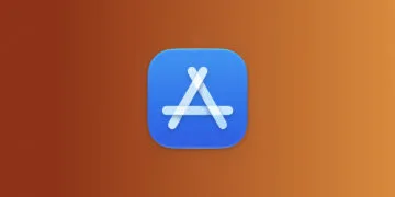 App-Store-Icon auf warmem Terrakotta-Verlauf zum Urteil über alternative App Stores in Australien